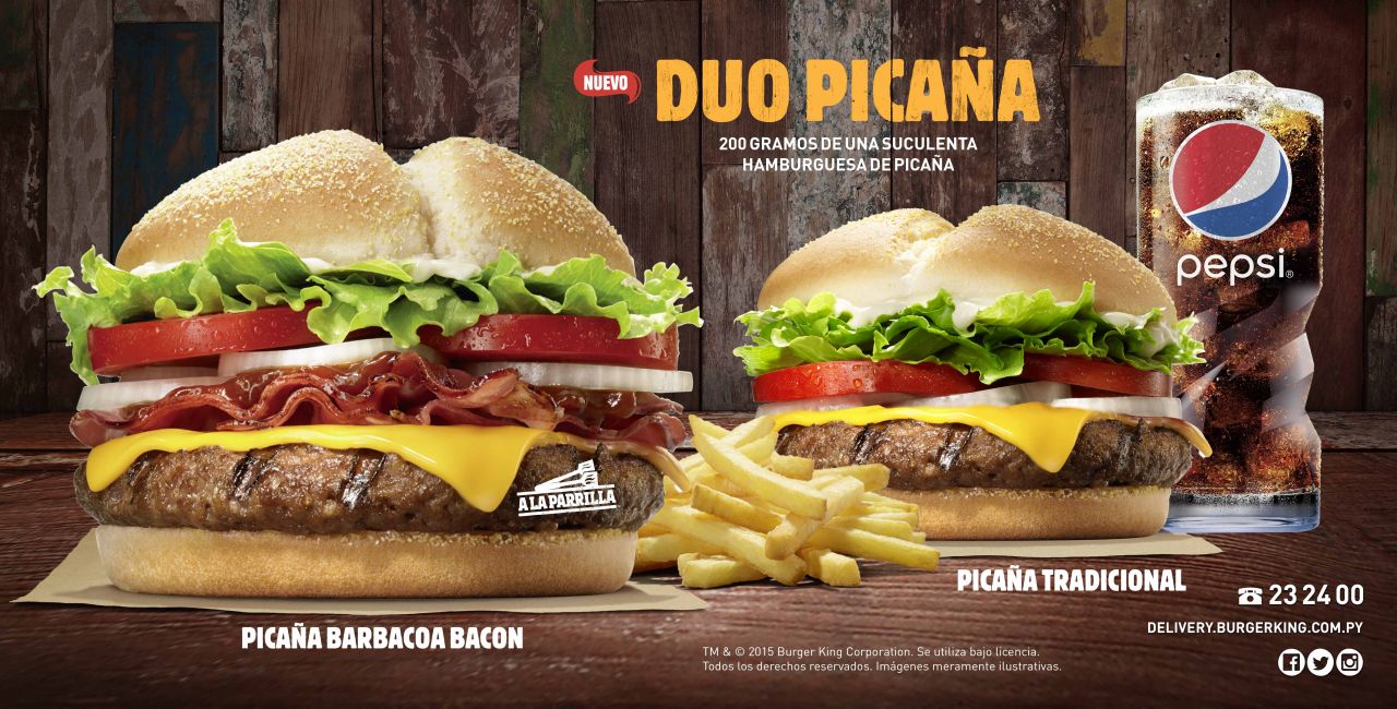 LAS NUEVAS PICAÑAS DE BURGER KING