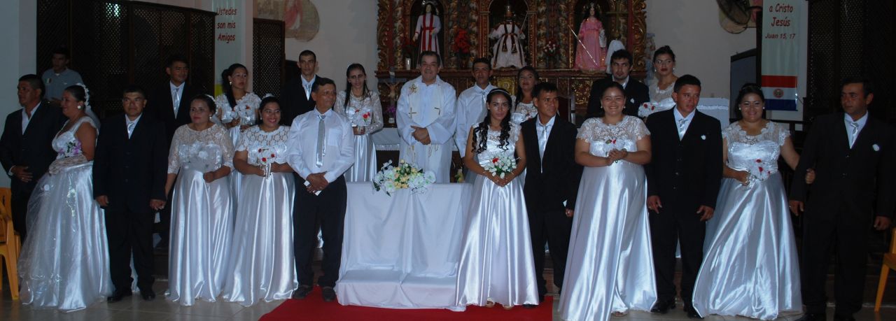 Programa Ikatu: 10 parejas contraen matrimonio en San Pedro de Ycuamandyyú