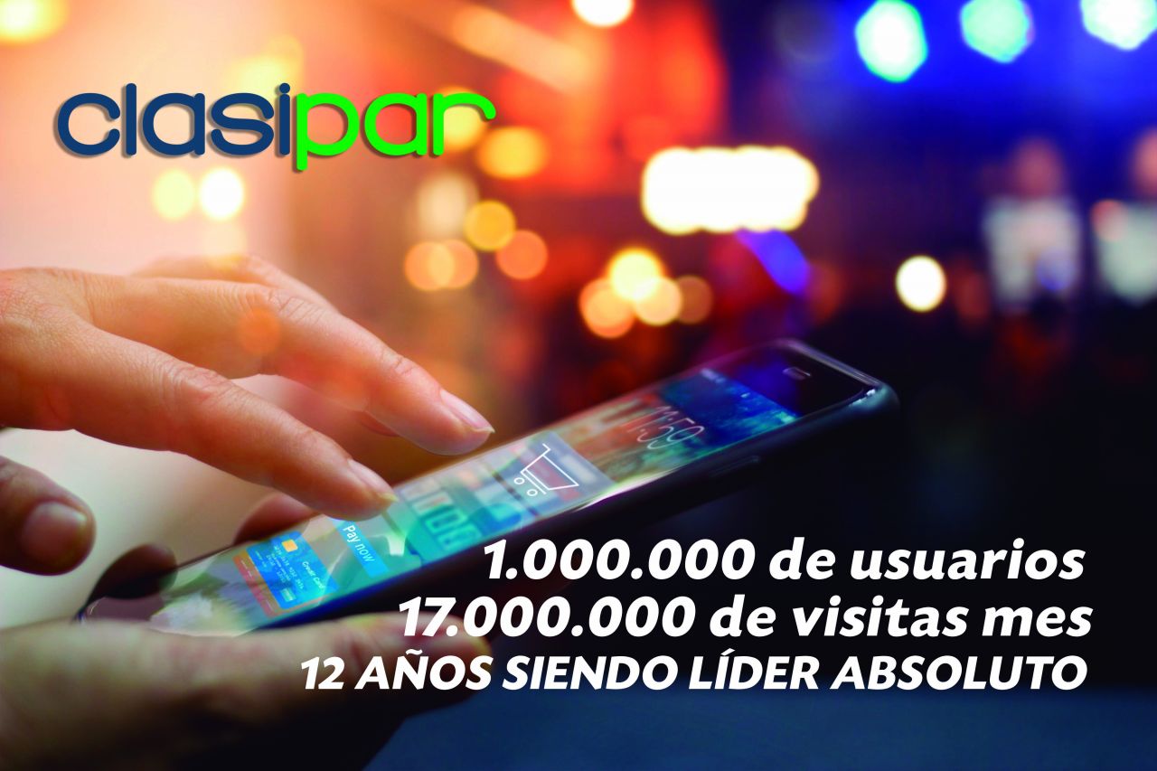 Clasipar lidera ranking de visitas en Paraguay