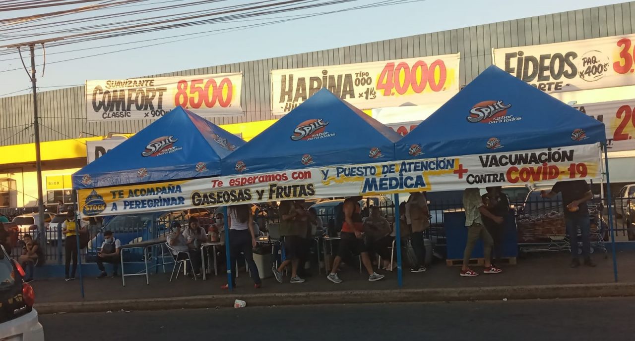 Stock acompañó a peregrinantes en festividad de la Virgen de Caacupé