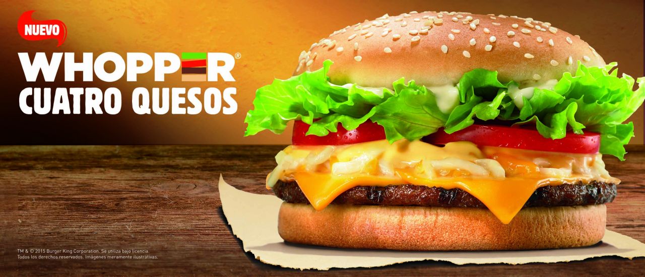 WHOPPER® CUATRO QUESOS