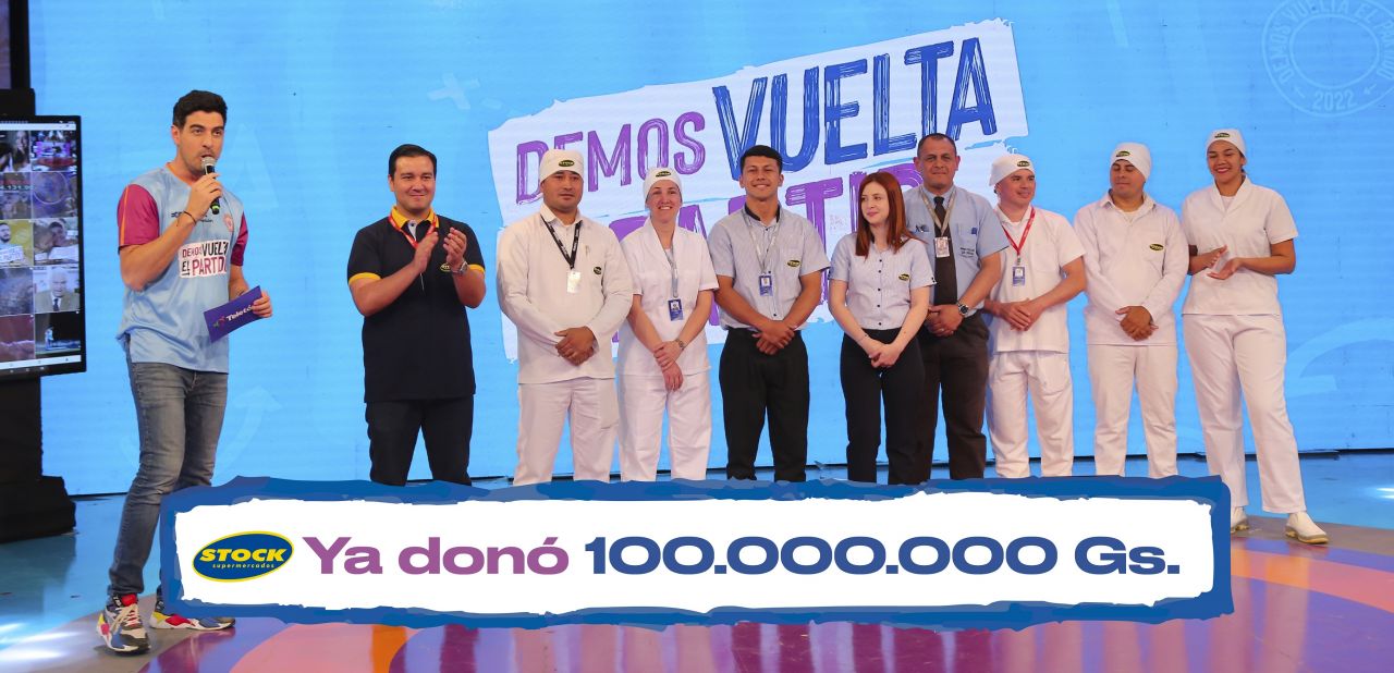 Stock reconfirma su compromiso con Teletón sumando a la meta una donación de Gs. 100 millones